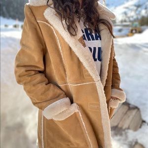 Vintage Sears Leather Coat